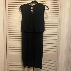Black casual dress